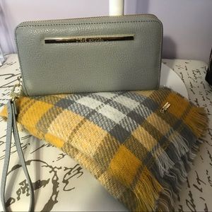 Steve Madden Scarf and Wristlet